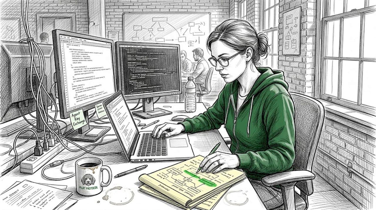 Encrypted data exchange for decentralized AI systems